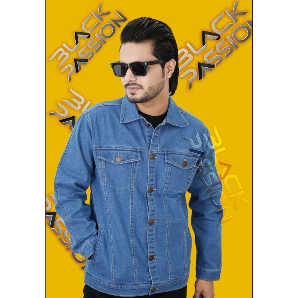 CODMens Jeans Jaket Denim Lelaki Material คุณภาพสูง Murah. Viral trending jaket สําหรับผู้ชายยาวโฉบเ