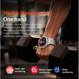 2026NEW ทหาร Smartwatch ผู้ชาย 1100mAh แบตเตอรี่ทนทานเป็นพิเศษ 1.7 นิ้ว HD หน้าจอเข็มทิศ SmartWatch 3ATM กันน้ํา HD Call 100 + โหมดกีฬาไฟฉาย LED