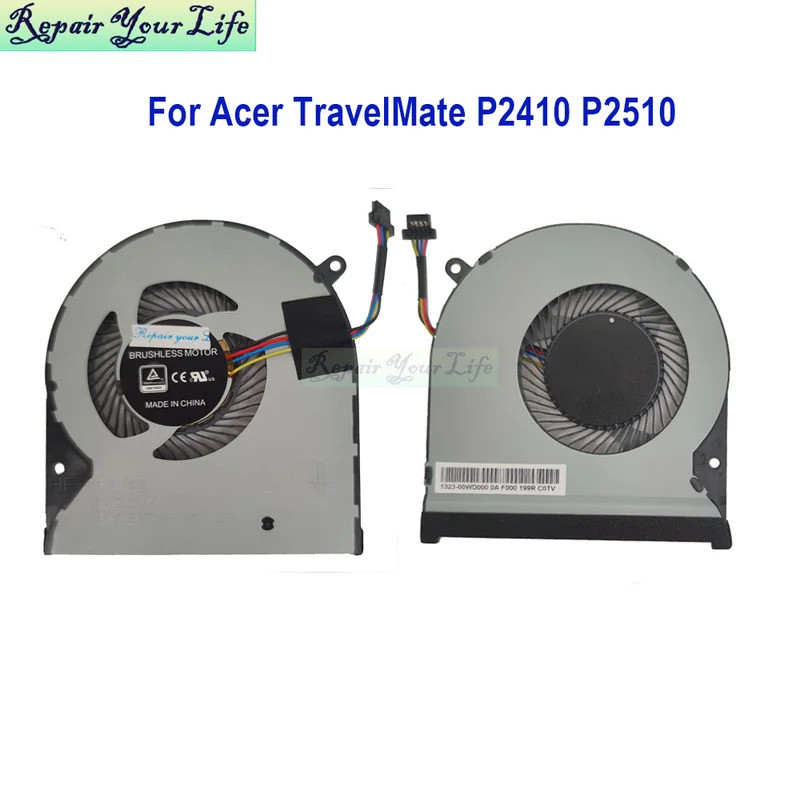 HL แล็ปท็อป CPU Cooling Fan Cooler สําหรับ Acer TravelMate P2 P2410 P2510 TMP2410 TMP2510 TX520 P241