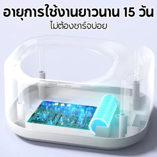 เครื่องล้างที่จัดฟันอัลตราโซนิก มี UV ฆ่าเชื้อ 48kHz ชาร์จ Type-C ล้างสะอาด 360° ใช้กับที่จัดฟันใส รีเทนเนอร์