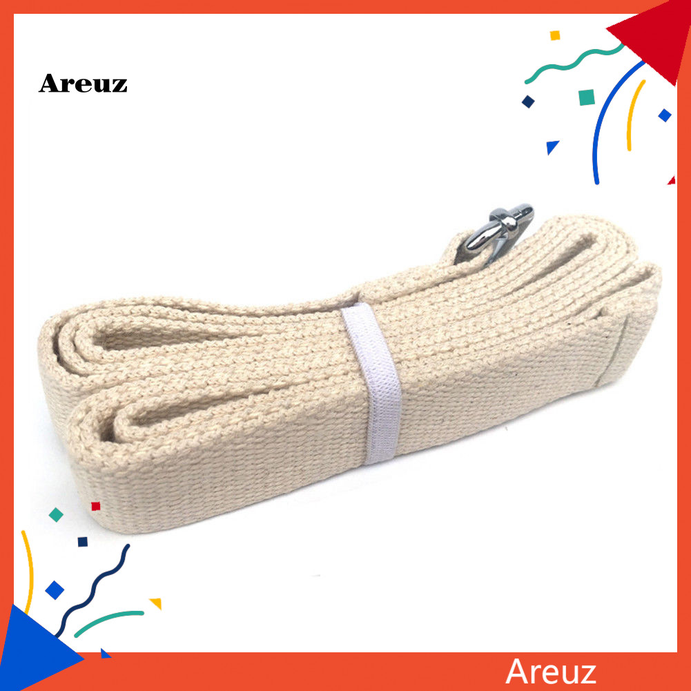 ARE Cotton Yoga Strap Belt D-Ring Buckle Gym Home Fitness Resistance Band