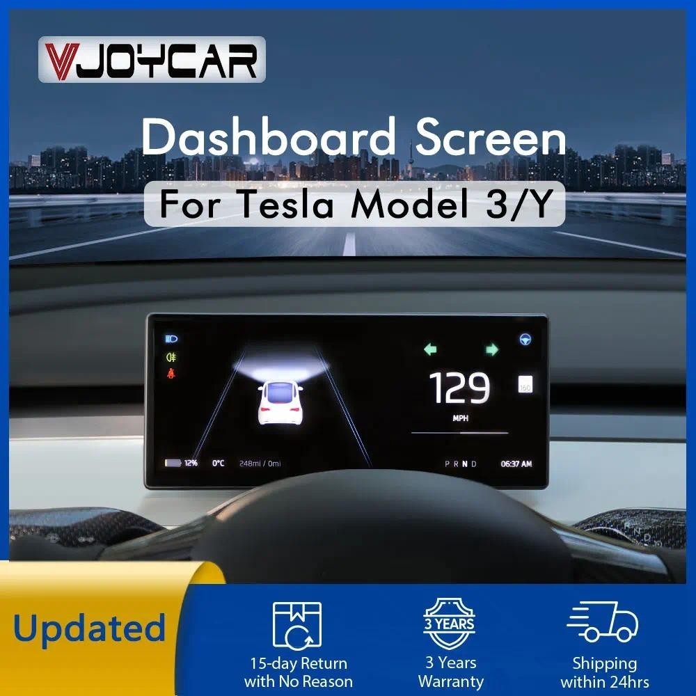 2023 3rd GenerationสําหรับTeslaรุ่น 3 Yอุปกรณ์เสริมแดชบอร์ดดิจิตอลHDเครื่องมือCluster 9 นิ้วHD Meter