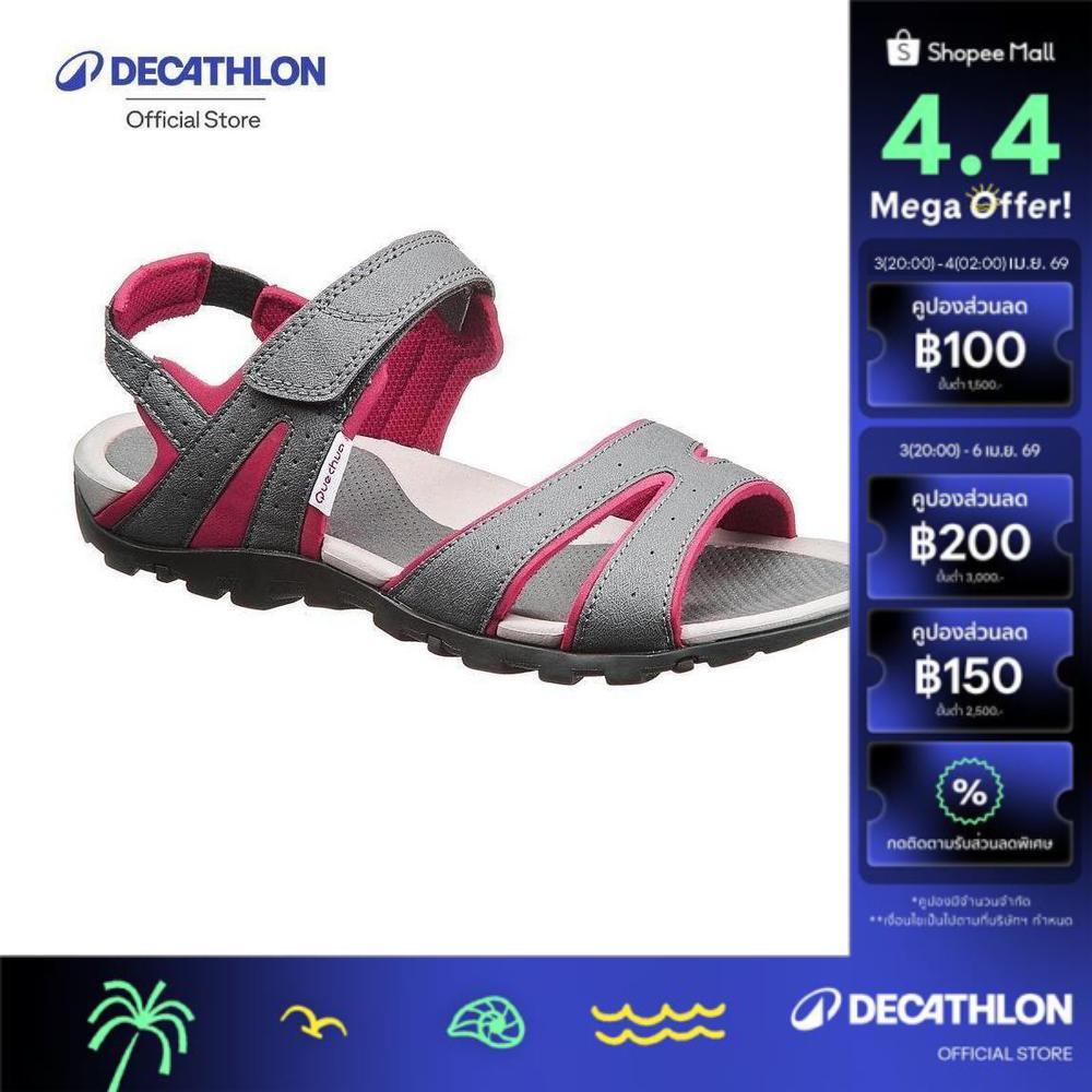 Decathlon Women'S Hiking Sandals Nh100 รองเท้ารัดส้นผู้หญิงสำหรับใส่เดินป่า รุ่น Nh100 - Pink