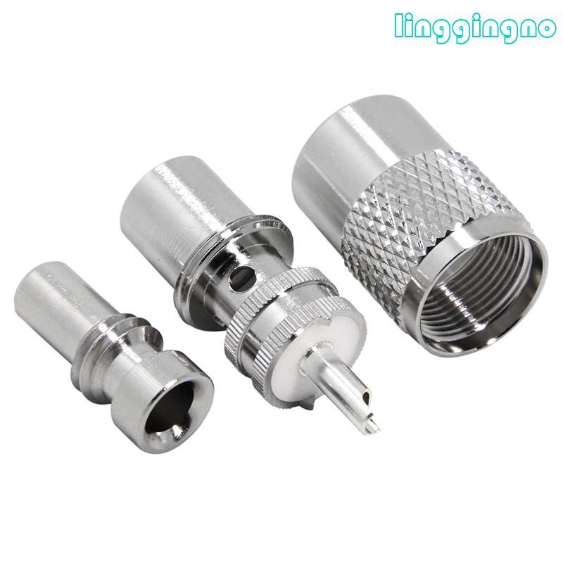 RR UHF ชาย PL259 ปลั๊กบัดกรี RG8X RG59 RG8 สายเชื่อมต่อคุณภาพ