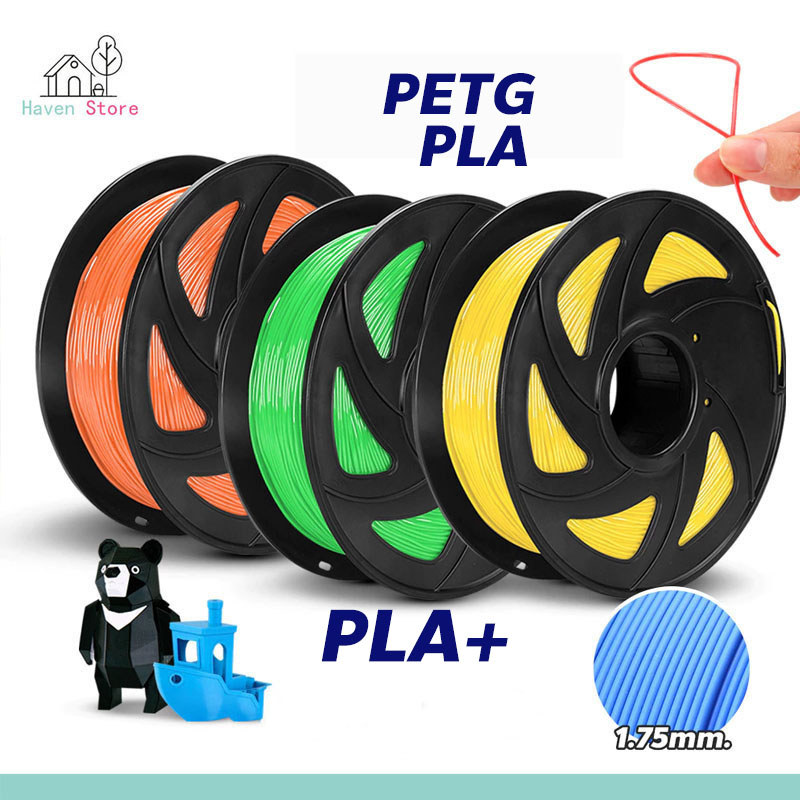 PLA 3D Filament for 3D Printer เส้นพลาสติก Hi-Speed 370mm/s 1.75mm 1kg พร้อมส่ง R3D คุณภาพสูง แข็งแร
