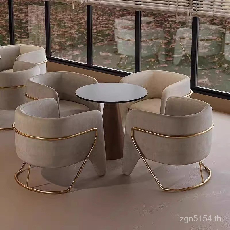 สํานักงานที่เรียบง่ายโซฟาขนาดเล็กแผนกต้อนรับโต๊ะเก้าอี้ส่วนที่เหลือพื้นที่ฝ่ายขายลูกค้าสถานีโต๊ะกาแฟ