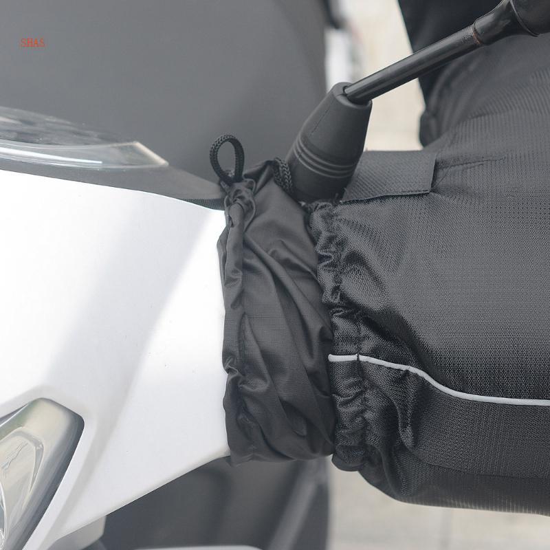 Shas Ox Bar End รถจักรยานยนต์แฮนด์จักรยาน Muffs ความร้อนกันน้ํา