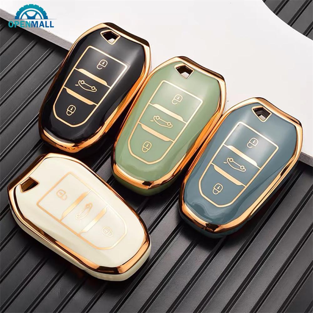 OPENMALL TPU รถ Remote Key Case สําหรับ Peugeot 308 408 2008 3008 4008 5008 508 I9Y4