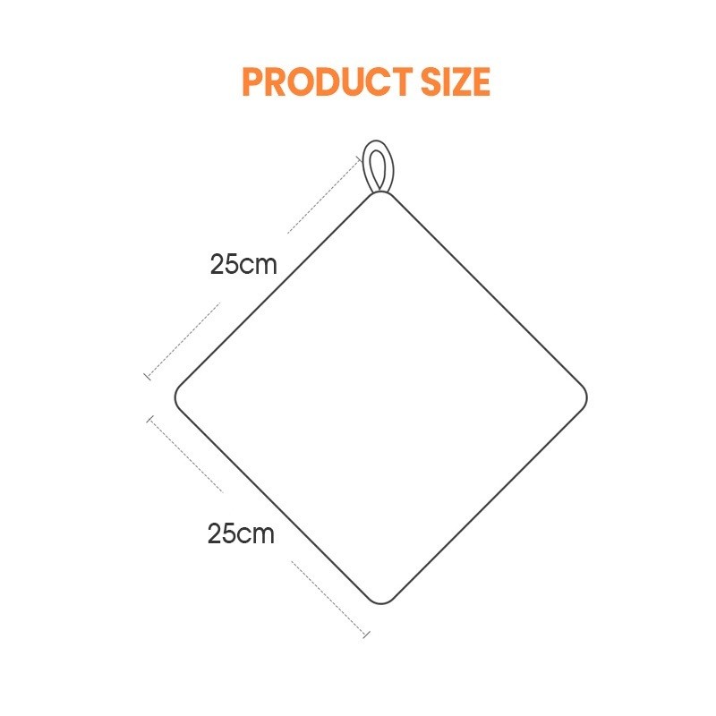 COZII ผ้าเช็ดหน้าเด็ก ผ้าเช็ดมือเด็ก พกสะดวก ผ้าสาลูเด็ก ดูดซับน้ํา ผ้าเช็คหน้าเด็ก 25X25cm - รูปที่ 7