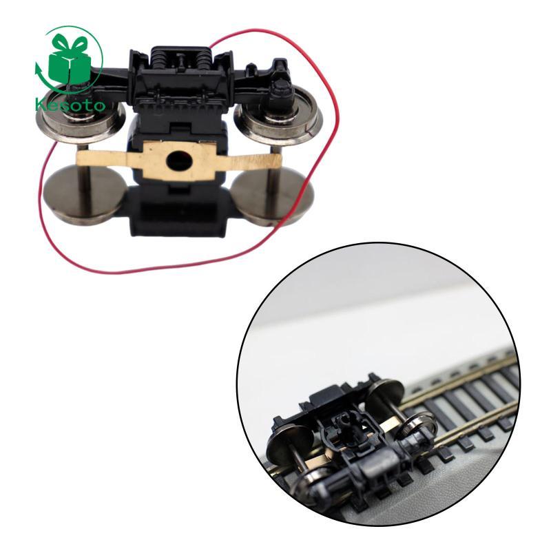 [Ehoyoxa] HO Scale 1:87 Model Train Roller Bearing Truck ติดตั้งง่าย DIY Diorama อุปกรณ์รถไฟสําหรับ 