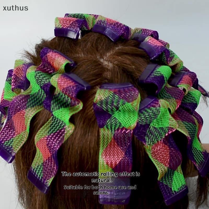 XUT 18/28 ชิ้น Heatless Water Wave Hair Curler Texture รูปที่ 8