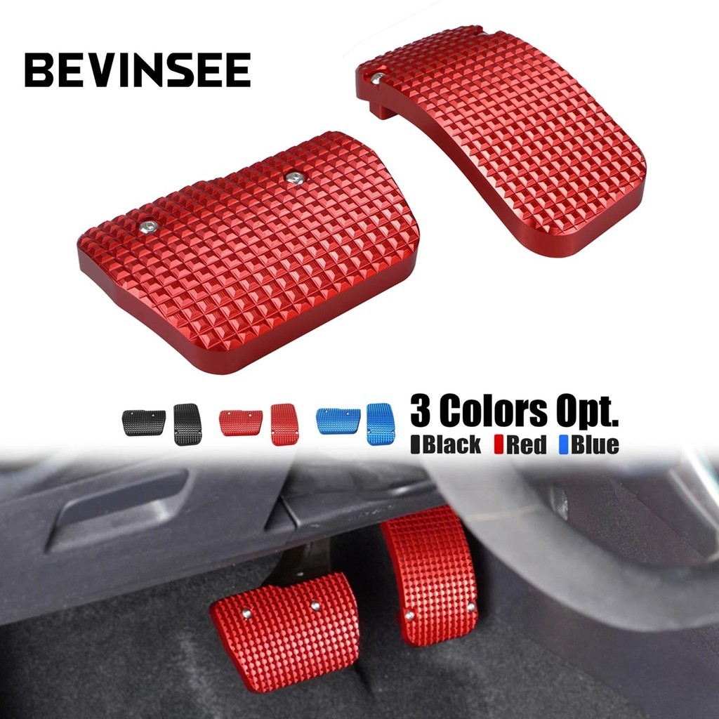 BEVINSEE รถเหยียบเบรคและแก๊สสําหรับ VW Golf 7 สําหรับกอล์ฟ MK7, สําหรับ Audi A3 8V, สําหรับที่นั่ง L