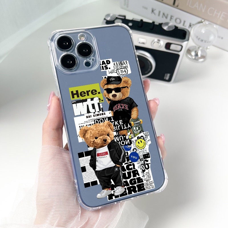 TP เคสใส กันกระแทก สำหรับ OPPO A95 A96 A74 4G/A74 5G A53 A57 A71 A83 พร้อมส่ง ลายน่ารัก เคสลายการ์ตู