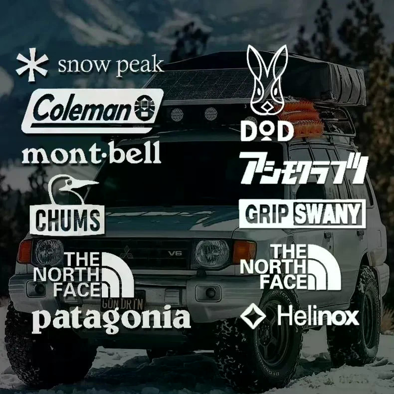 SGLink รถออฟโรด suv Creative DODlogo Premium Windshield Camping Outdoor Camping สติกเกอร์ Camping สต