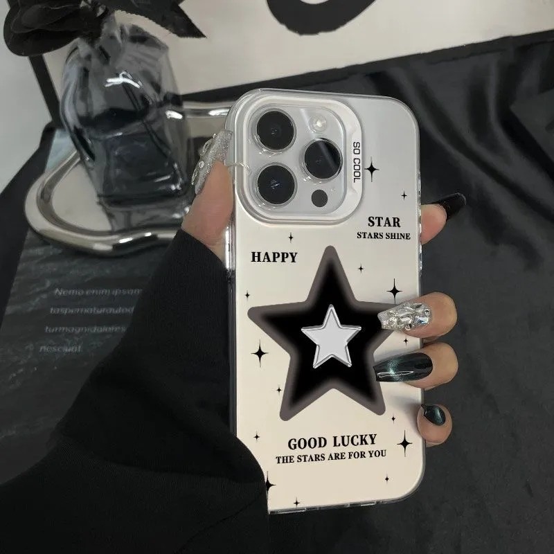 เคสซัมซุง a06 เคสซัมซุงa06 Black Star เหมาะสําหรับ Samsung s23fe เคสโทรศัพท์ s25ultra เคสแข็ง note20