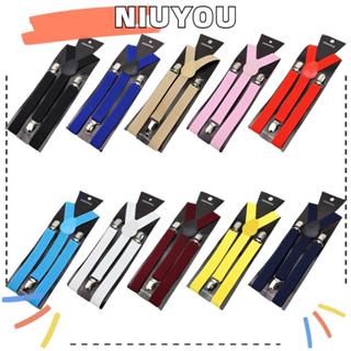 Suspenders สำหรับผู้ชายและผู้หญิง สไตล์แฟชั่นแบบปรับได้ Y-ba…