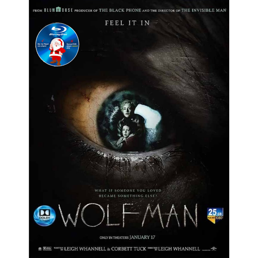 E-BLURAY Wolf Man 2025ATMOS TrueHD 7.1 Horror,Fantasy Christopher Abbott Julia Garner ENGLISH MOVIE