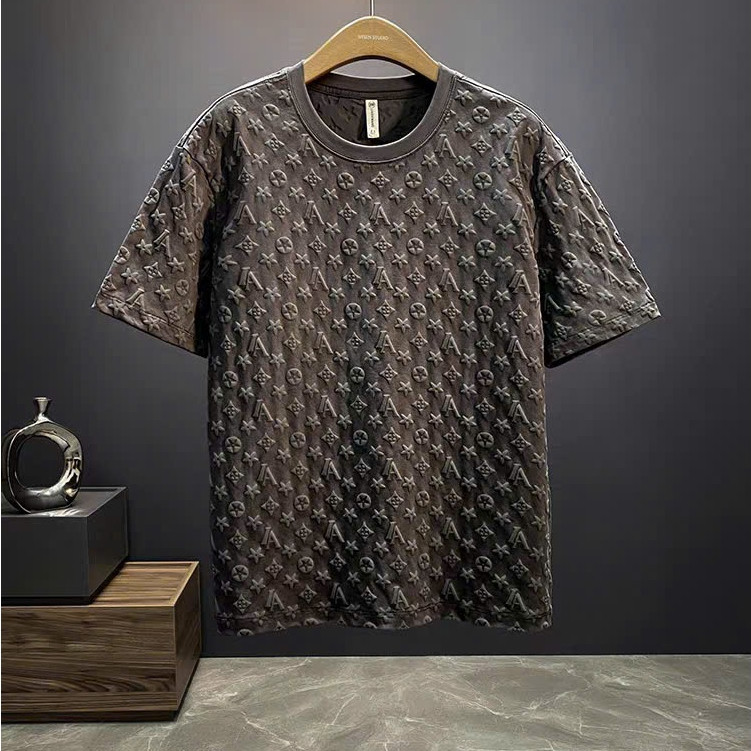 เสื้อยืด เสื้อยืดลาย Le Vi Monogam (ข้อความมาตรฐาน) No1 Studio Stretch Cotton NA73