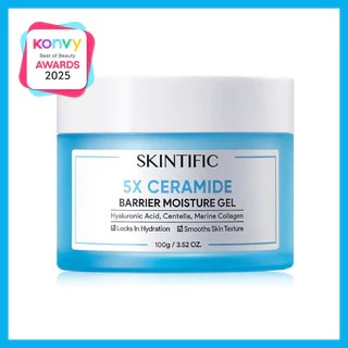 SKINTIFIC 5X Ceramide Barrier Moisture Gel 100g สคินทิฟฟิค มอยเจอไรเซอร์เนื้อบางเบา.