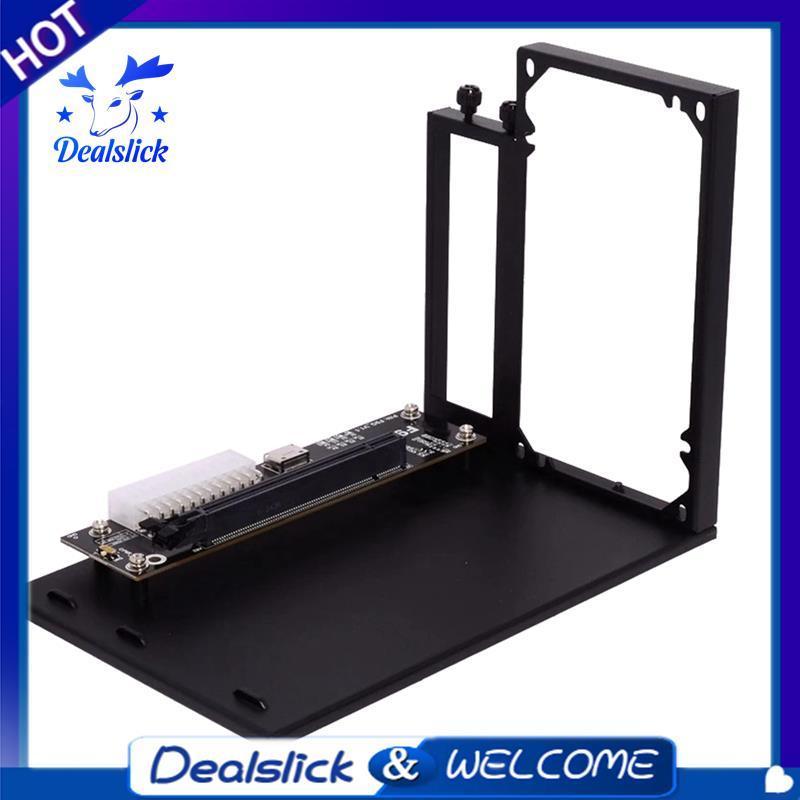 PCIe 4.0 X4 F9G-BK7 OCuLink 64Gbps EGPU การ์ดอะแดปเตอร์แล็ปท็อปแท่นวางกราฟิกภายนอก ATX GPU สําหรับ M