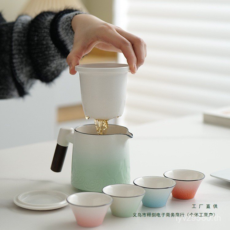 ชุดน้ําชาแบบพกพา One Pot Conference Outdoor RN0N