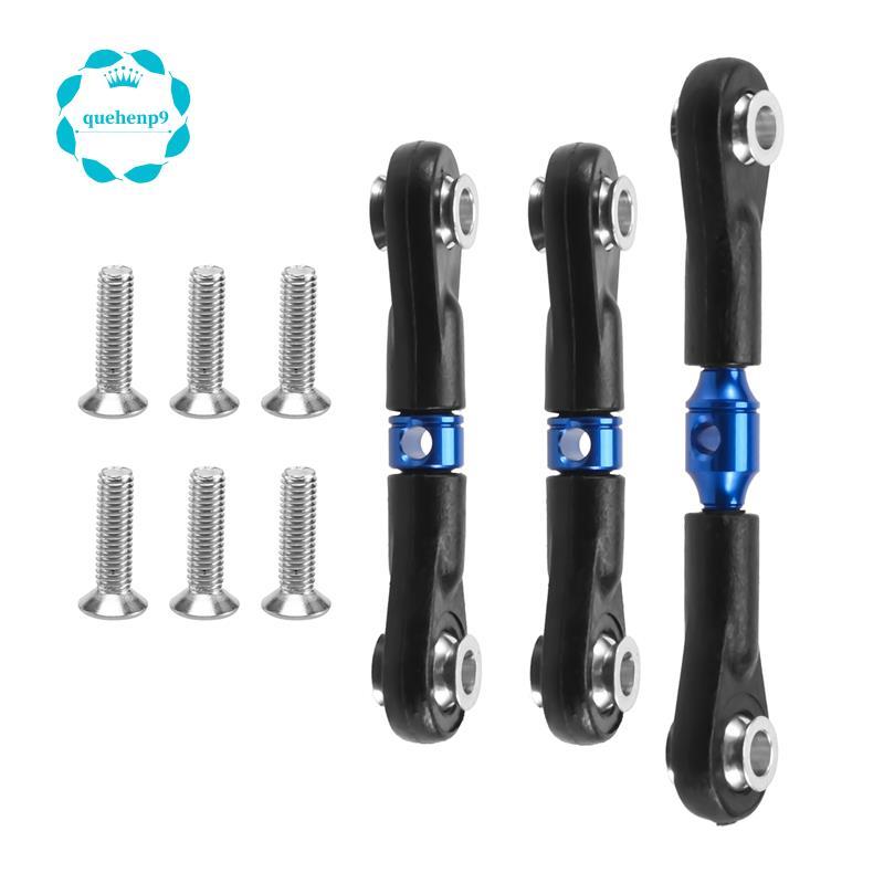 [Fast Q9]3 ชิ้นพวงมาลัย Link Rod Servo Rod สําหรับ TT-02 TT-02T TT02 TT02T 1/10 RC รถอะไหล่อัพเกรดอุ