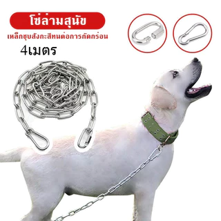 COD (โซ่หนา5มิล/ยาว2-4เมตร) โซ่หมา โซ่ชุปซิงค์(ขึ้นสนิมยาก) หนาแข็งแรงสำหรับสุนัขขนาดใหญ่มากๆ