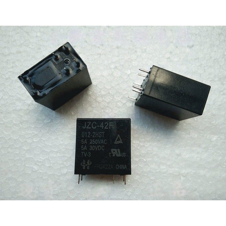 ((1ชิ้น) ชิ้นส่วนอิเล็กทรอนิกส์พร้อมสต็อก JZC-42F 012-2HST เครื่องกําเนิดไฟฟ้ามาโคร 6 Pin HF42F