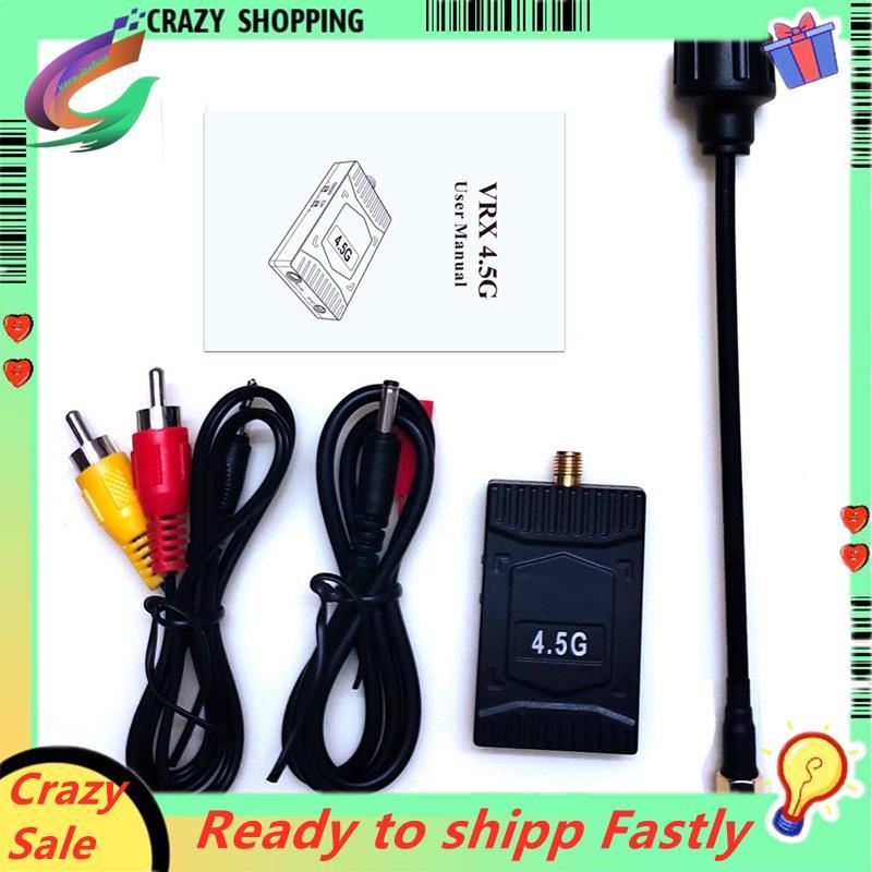 4.5G FPV VRX FPV เครื่องรับสัญญาณวิดีโอทางอากาศสําหรับ FPV RC Racing Drone การส่งผ่านระยะไกล