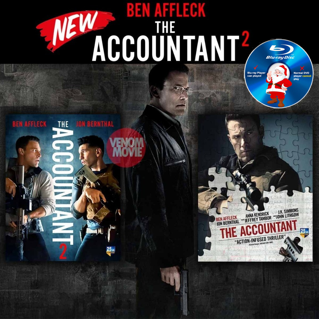 E-BLURAY THE ACCOUNTANT 2 (2025)ATMOS TRUE-HD 7.1 ปัจจุบัน 1 Ben Affleck Jon Bernthal ENGLISH MOVIE