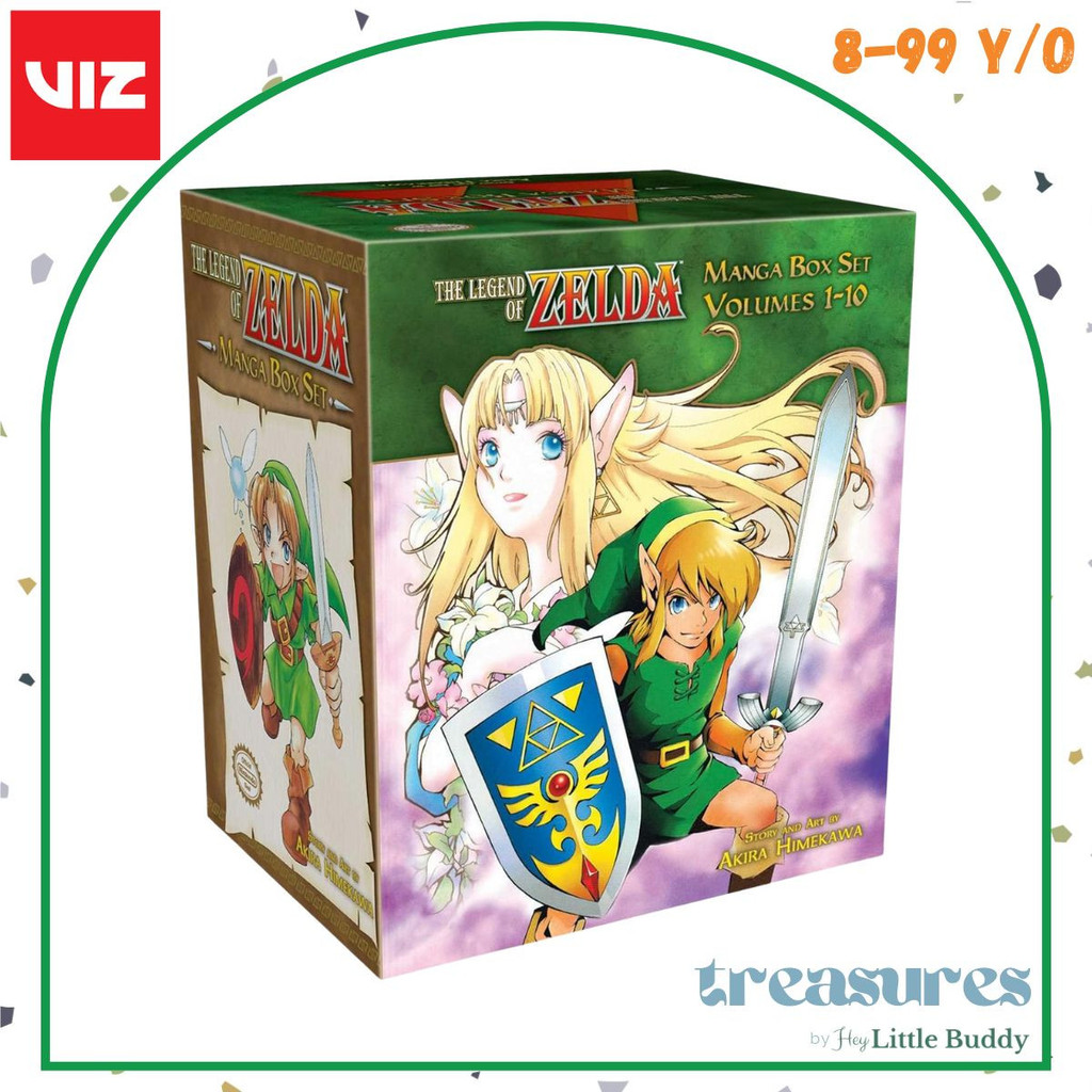 Legend of Zelda Comic Book Complete Box Set Viz Media Akira Himekawa