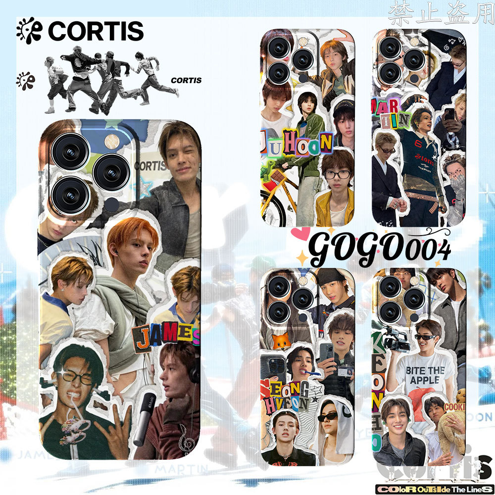 Cortis โทรศัพท์มือถือส่วนบุคคลกรณีต้นฉบับการ์ตูนฟิล์มเปลือกฝาครอบเหมาะสำหรับ iPhone Case#07