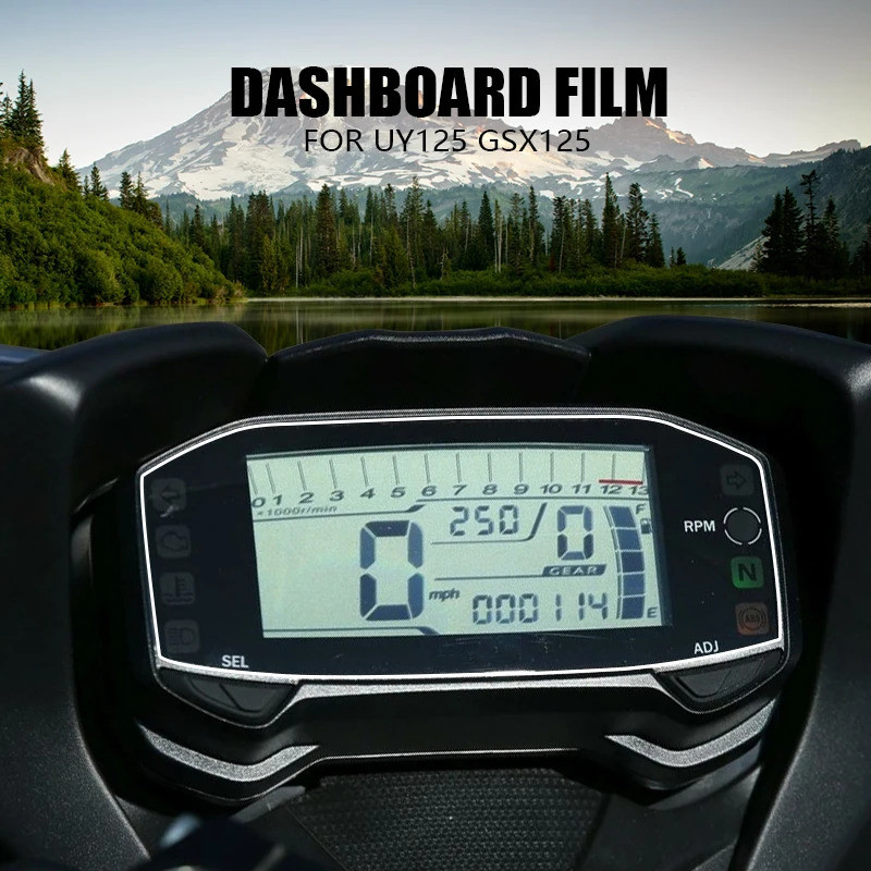 E UY125 GSX125 Cluster Scratch Protection Film Screen Protector Fit For Suzuki GSXR 150 UY125 UY 125