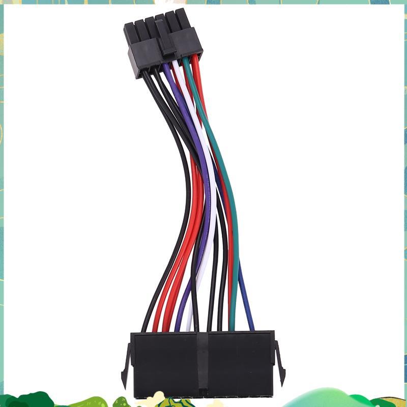 PSU ATX 24Pin หญิง 12Pin ชายแหล่งจ่ายไฟ Sleeved สาย 18AWG สําหรับ Q87H3-AM Q87H3 AM Q87 เมนบอร์ด