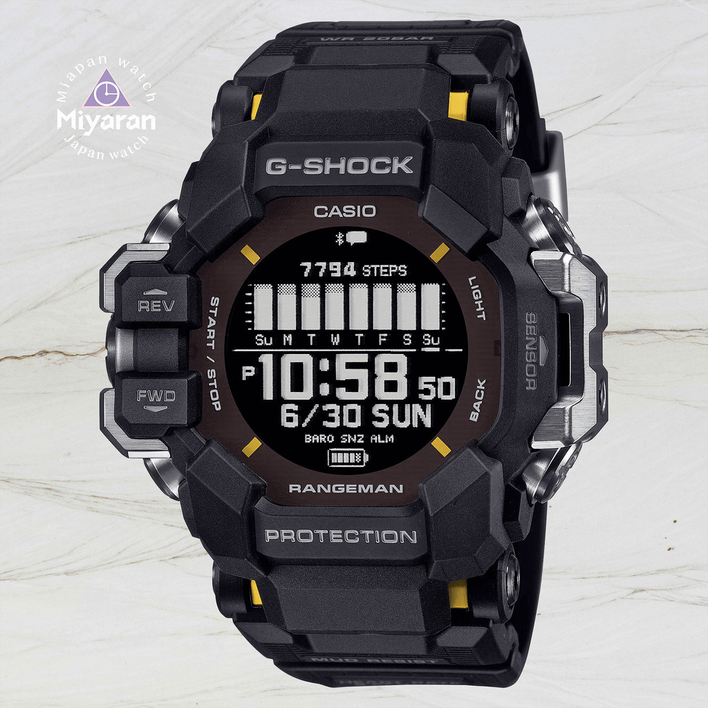 Casio G-Shock Rangeman GPR-H1000-1JR GPR-H1000-1 with heart rate monitor GPS