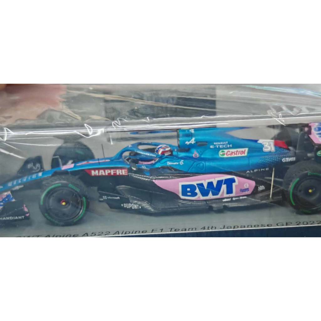 [คลังสินค้าพร้อม] Spark 1: 43 a522 alpine 2022 Japan Station f1 Okko No. โมเดลแข่งเรซิ่น 31