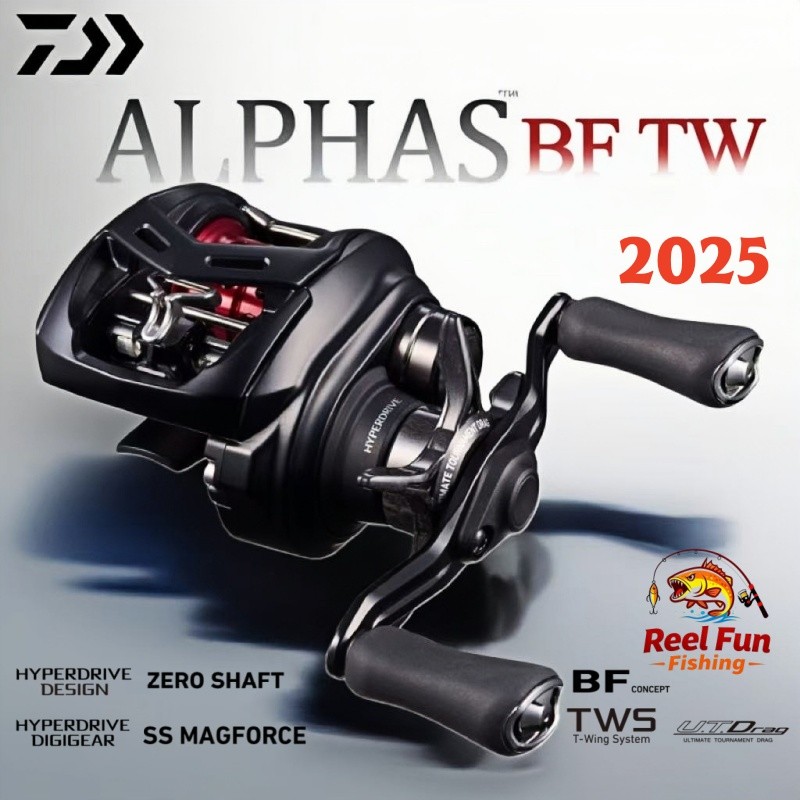 รอกตกปลา Daiwa 2025 Daiwa Alphas BF TW ของแท้ 100%