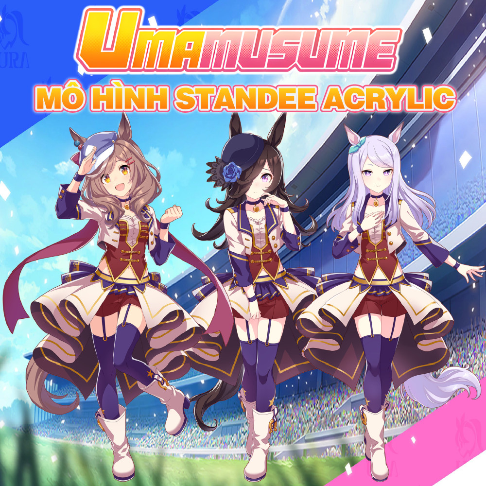 [UMAMUMUME] Uma Musume Acrylic Standee Model, Horse Girl Princess Model, Teio, GoldShip, Mambo