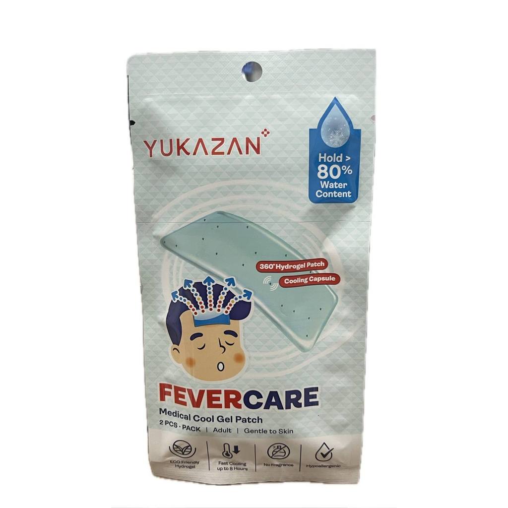 YUKAZAN ADULT FEVERCARE MEDICAL COOL GEL PATCH 2S