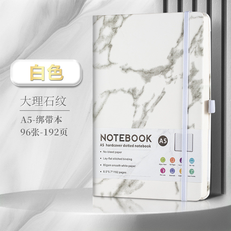 [คลังสินค้าพร้อม] A5 Strap Notebook Business Notepad Notebook Small Notebook A6 Portable Notebook Pr