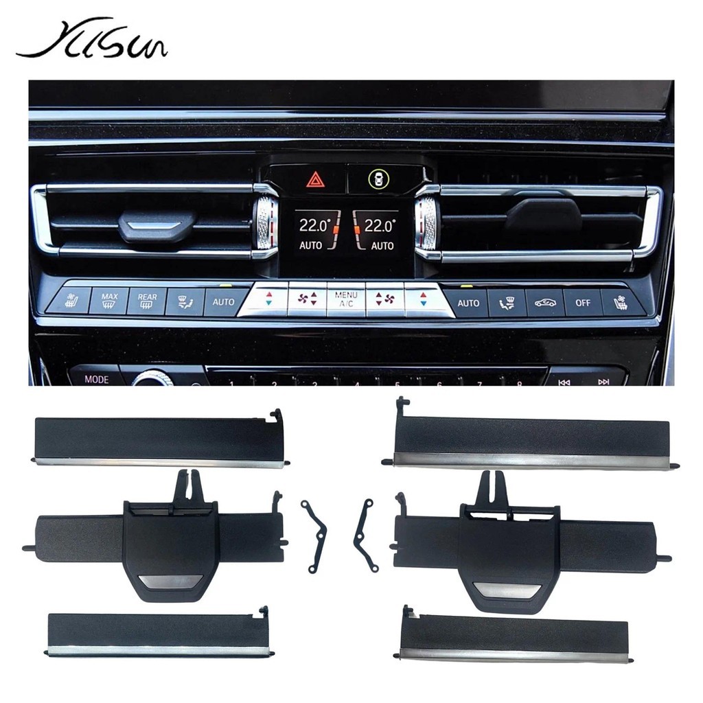 ด้านหน้าเครื่องปรับอากาศกลาง Outlet Vent Control Pick Clip กลางใบมีดชุดซ่อมสําหรับ BMW 8 Series G14 