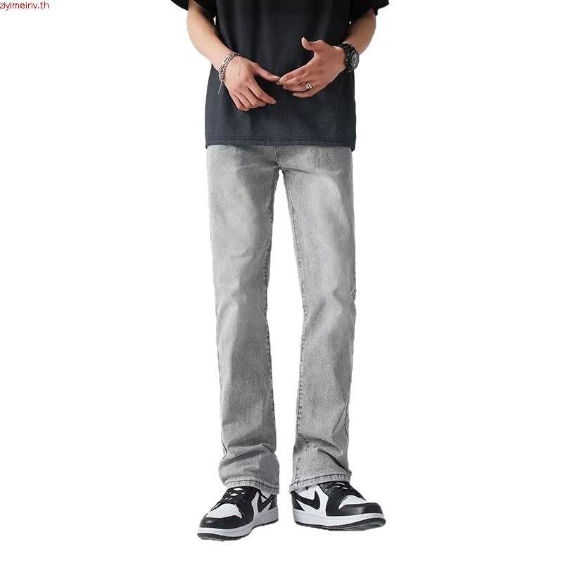 Mc JEANS กางเกงยีนส์ผู้ชาย กางเกงยีนส์ แม็ค แท้ ผู้ชาย กางเกงยีนส์ขายาว ขาตรง สีดำ ทรงสวย ใส่สบาย รุ