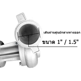 ปั๊มหอยโข่ง ต่อตัดหญ้า หัวดูดน้ำติดตัดหญ้า 1 นิ้ว1.5นิ้ว 28มิล 9ฟัน แบบ 2in1 สำหรับเครื่องตัดหญ้า