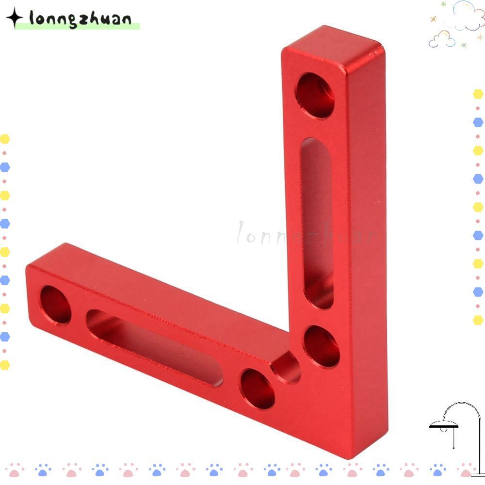 LONNGZHUAN ตารางตําแหน่ง 90 องศา, การออกแบบรูปตัว L 4.7 " x 4.7 " / 12x12 ซม. แคลมป์มุมขวา, บล็อกตํา