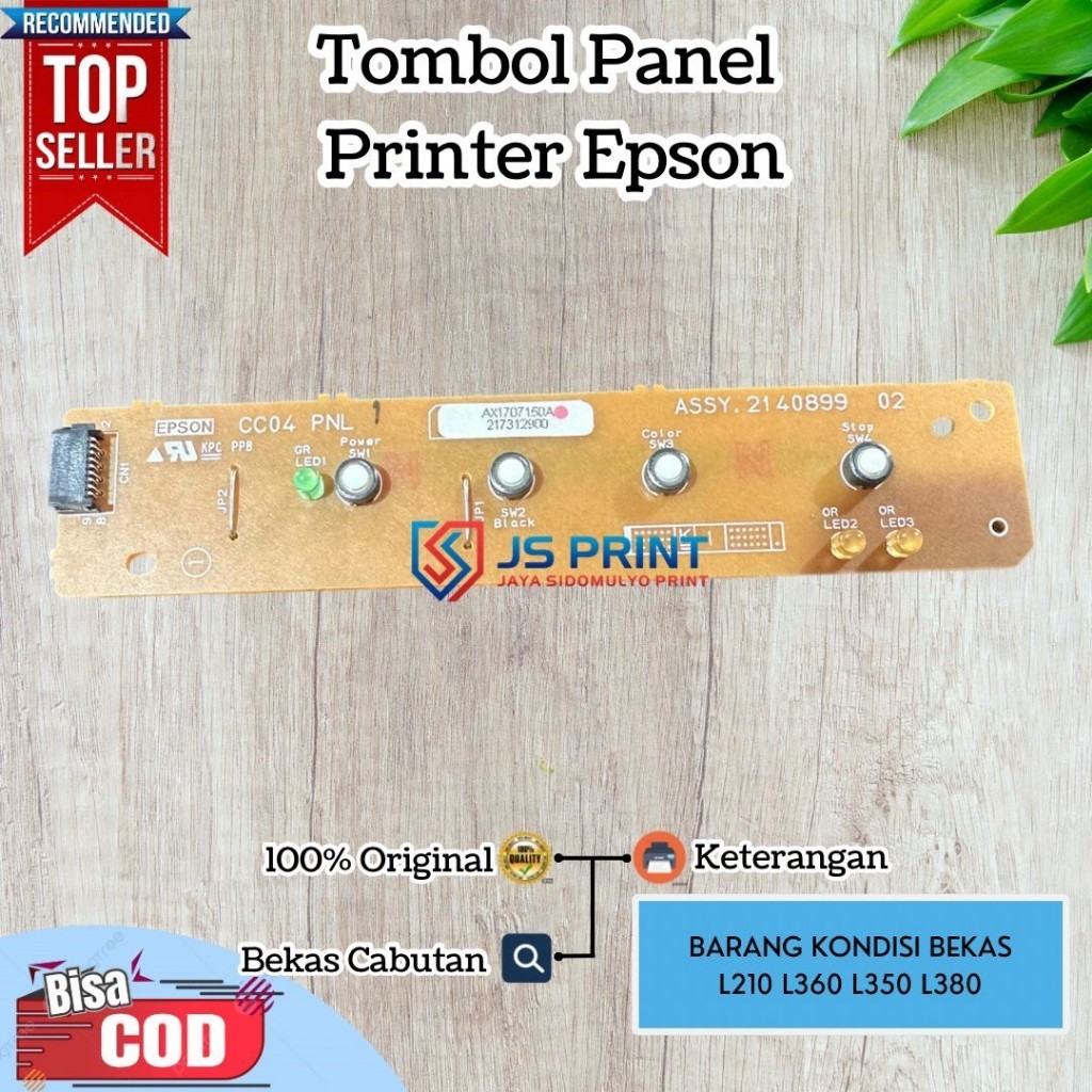 TOMBOL ปุ่มแผง Epson L210-L360 มือสอง