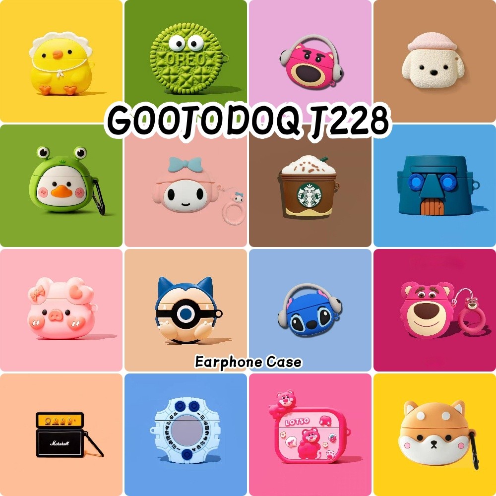 imamura สําหรับ GOOJODOQ J228 กรณีน่ารักการ์ตูนซิลิโคนอ่อนนุ่มหูฟังกรณีปลอก NO.5