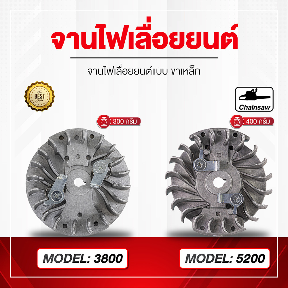 จานไฟ เลื่อย ยนต์ 3800/5200/5800 จานไฟ OEM อะไหล่ตรงรุ่น ราคาถูก พร้อมส่ง