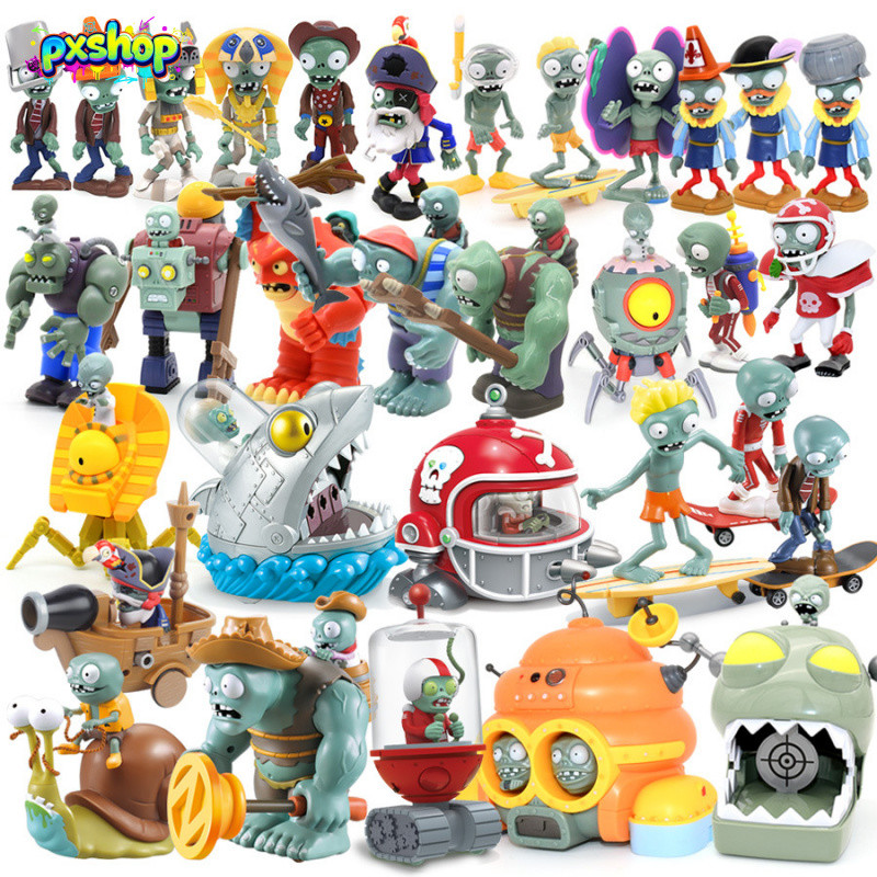 เซ็ตหุ่นยนต์ Plants vs Zombies ชุดใหญ่จุใจ - ตัวละครซอมบี้ยักษ์ รวมพลกว่า 100+ ชิ้น มีสปริงยิงได้และพาหนะสุดเจ๋ง
