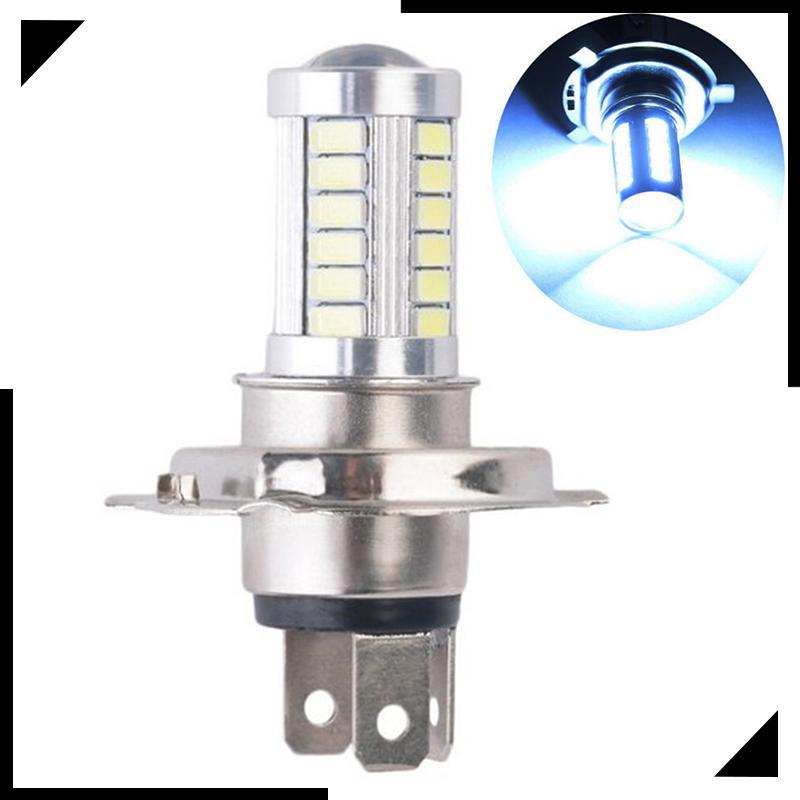 หลอดไฟหน้ารถยนต์ LED 33SMD H4, ไฟวิ่งกลางวันไฟสีขาวมอเตอร์ไซค์ไฟตัดหมอก