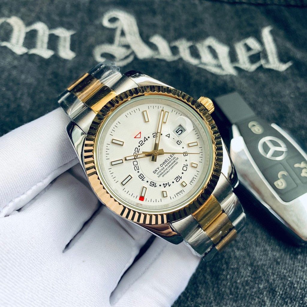 Watch Rolex Watch Navigator Automatic Mechanical Watch Steel Band Men's Waterproof Luminous Watch